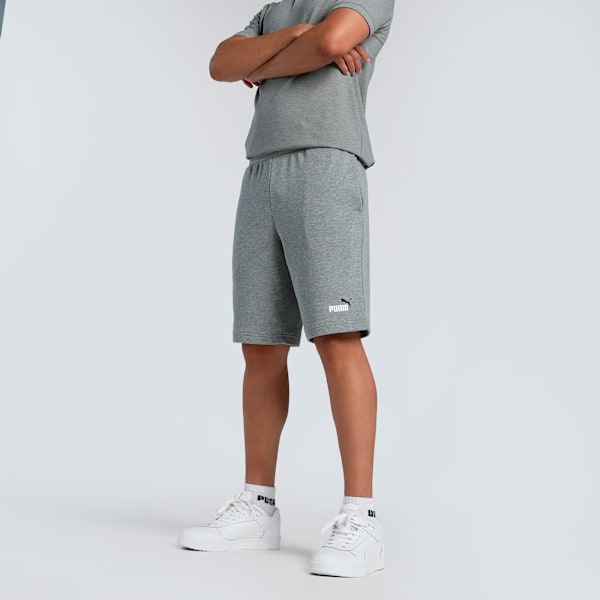 2 Colour No. 1 Logo Men's 10" Shorts, Medium Gray Heather, extralarge-IND